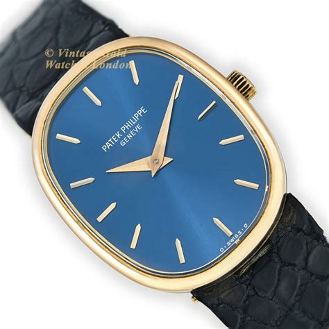 patek philippe 18ct gold vintage ellipse watch|Patek Philippe gold watch price.